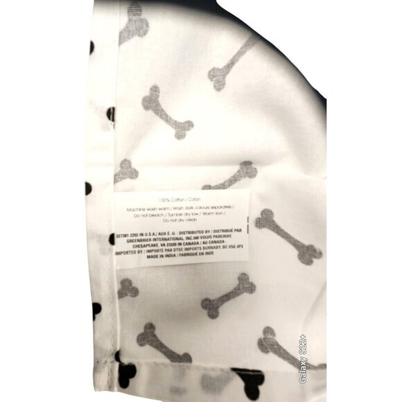 Set Of 3 "You Had Me At Woof" Dog Bone Print Cotton Flour Sack Towels 15 x 25" - Picture 2 of 5